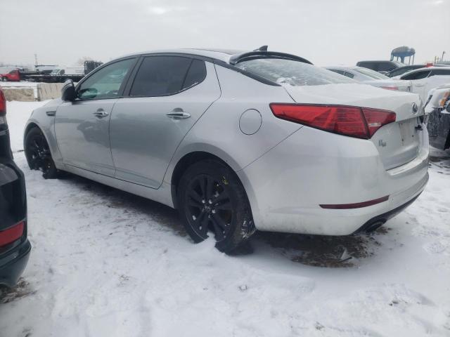 KNAGN4A7XB5177614 - 2011 KIA OPTIMA EX SILVER photo 2