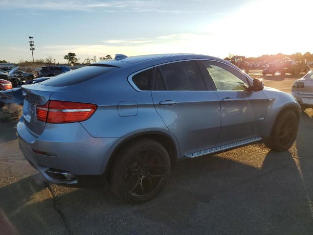 5UXFH0C54ALC66228 - 2010 BMW X6 HYBRID BLUE photo 3