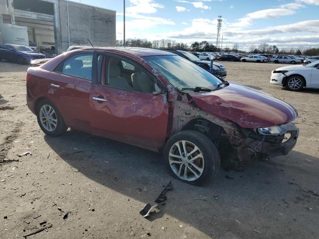 KNAFU4A27C5498689 - 2012 KIA FORTE EX RED photo 4