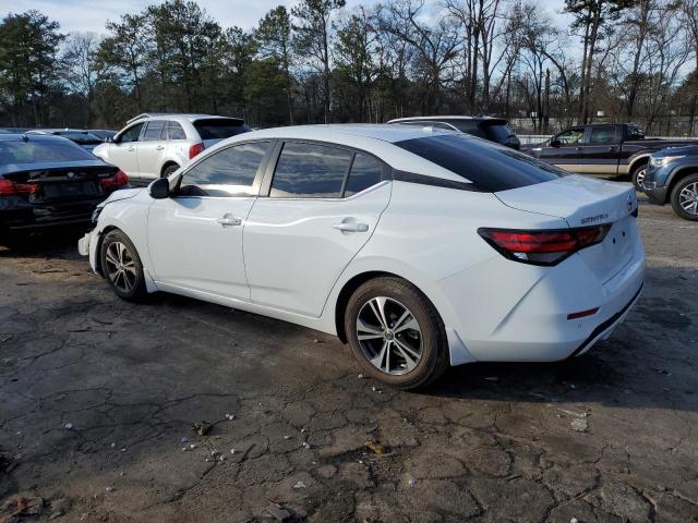 3N1AB8CV8NY234729 - 2022 NISSAN SENTRA SV WHITE photo 2