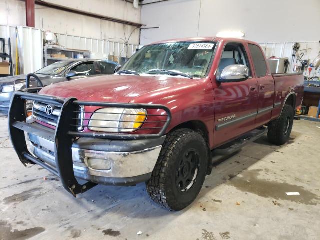 5TBBT4417YS004882 - 2000 TOYOTA TUNDRA ACCESS CAB BURGUNDY photo 1