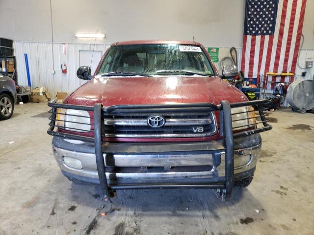 5TBBT4417YS004882 - 2000 TOYOTA TUNDRA ACCESS CAB ბურგუნდია ფოტო 5