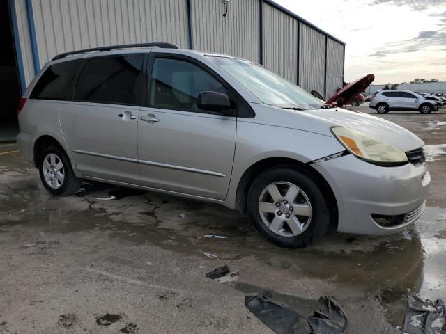 5TDZA23C85S257563 - 2005 TOYOTA SIENNA CE SILVER photo 4