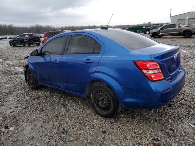 1G1JB5SH9H4173415 - 2017 CHEVROLET SONIC LS BLUE photo 2