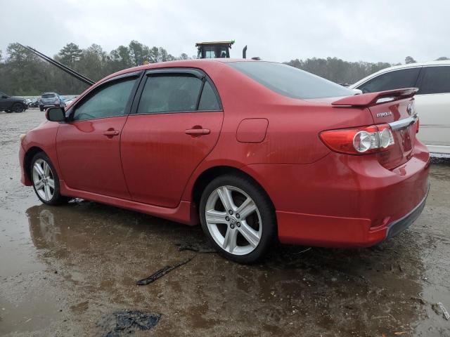 5YFBU4EE1DP207727 - 2013 TOYOTA COROLLA BASE RED photo 2