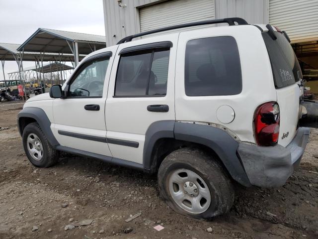 1J4GK48K56W173275 - 2006 JEEP LIBERTY SPORT WHITE photo 2