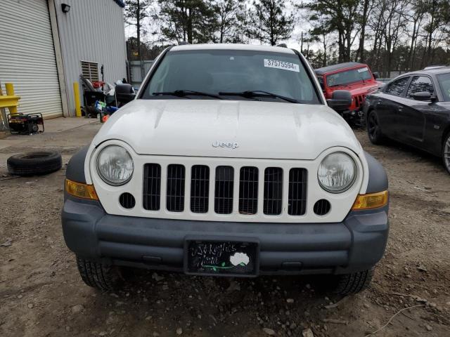 1J4GK48K56W173275 - 2006 JEEP LIBERTY SPORT WHITE photo 5