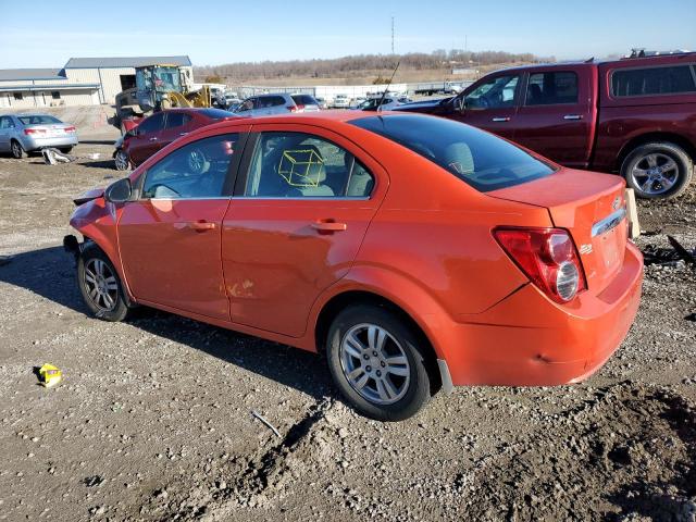 1G1JC5SB6D4132372 - 2013 CHEVROLET SONIC LT ORANGE photo 2