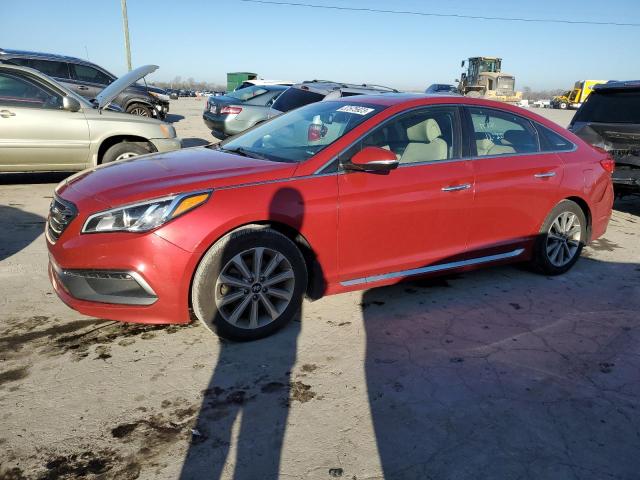 5NPE34AF7HH522887 - 2017 HYUNDAI SONATA SPORT RED photo 1