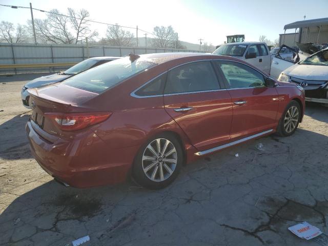 5NPE34AF7HH522887 - 2017 HYUNDAI SONATA SPORT RED photo 3