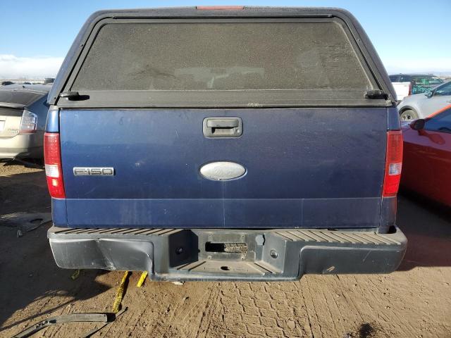 1FTRX14W67FB90191 - 2007 FORD F150 BLUE photo 6