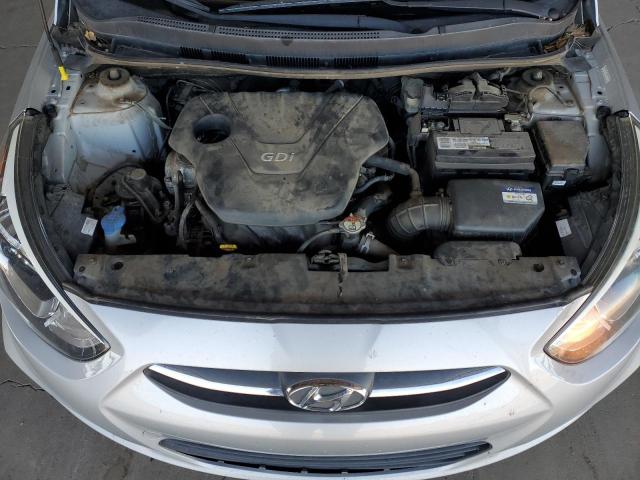 KMHCT4AE4FU915632 - 2015 HYUNDAI ACCENT GLS SILVER photo 11