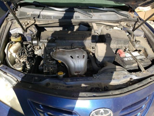 4T1BE46K07U065505 - 2007 TOYOTA CAMRY CE BLUE photo 11