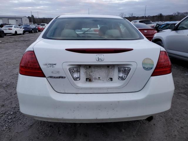 1HGCM56347A095930 - 2007 HONDA ACCORD SE WHITE photo 6