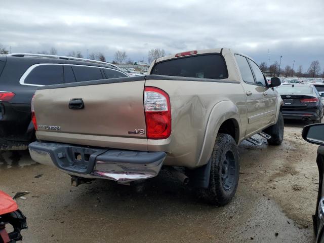 5TBET34166S527928 - 2006 TOYOTA TUNDRA DOUBLE CAB SR5 TAN photo 3