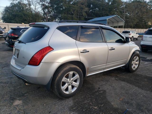 JN8AZ08T66W413883 - 2006 NISSAN MURANO SL SILVER photo 3