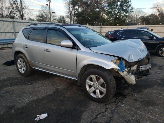 JN8AZ08T66W413883 - 2006 NISSAN MURANO SL SILVER photo 4