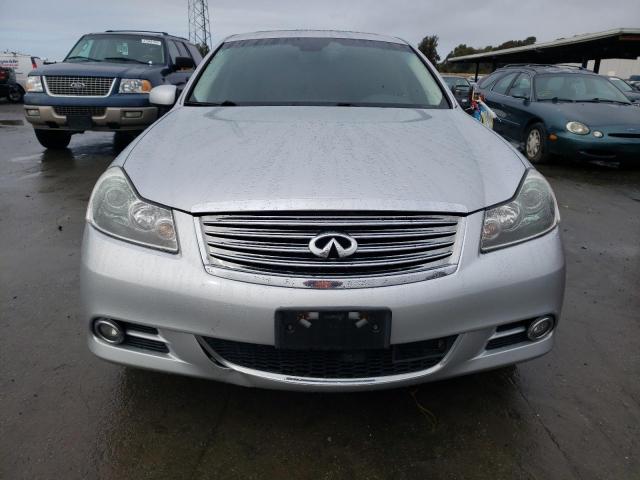 JN1CY0AR6AM960911 - 2010 INFINITI M35 BASE SILVER photo 5