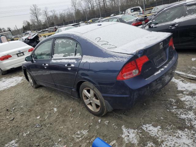 1HGFA16847L081721 - 2007 HONDA CIVIC EX BLUE photo 2