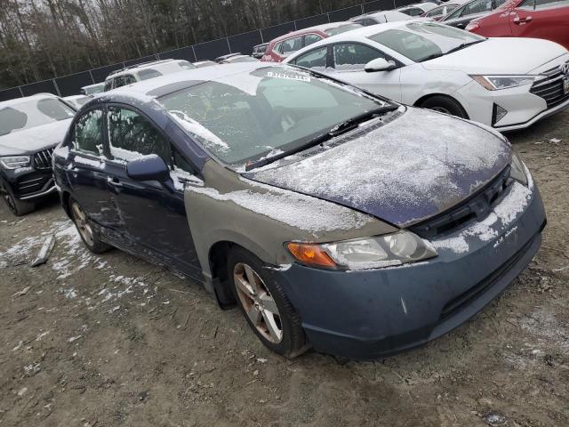 1HGFA16847L081721 - 2007 HONDA CIVIC EX BLUE photo 4