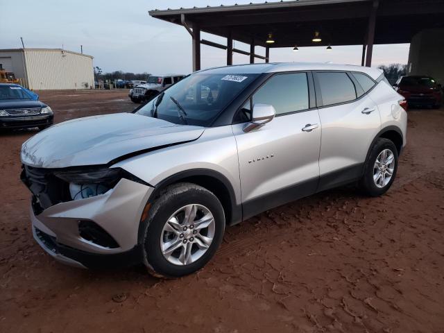 3GNKBBRAXMS586819 - 2021 CHEVROLET BLAZER 1LT SILVER photo 1