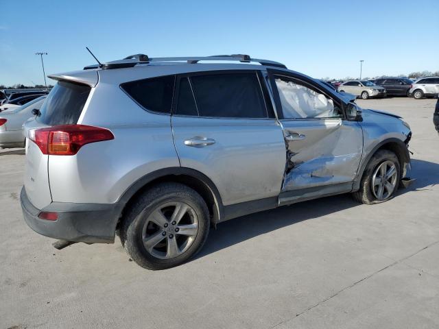 2T3WFREV0EW092683 - 2014 TOYOTA RAV4 XLE SILVER photo 3