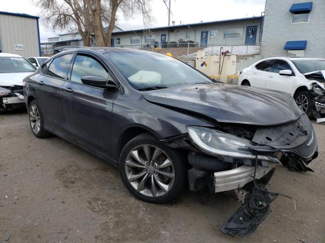 1C3CCCBG4FN711619 - 2015 CHRYSLER 200 S GRAY photo 4