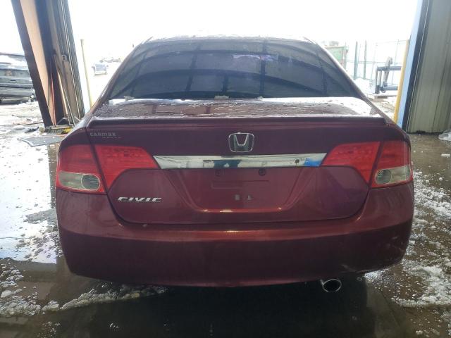 19XFA1F61AE005614 - 2010 HONDA CIVIC LX-S Բորդո լուսանկար 6