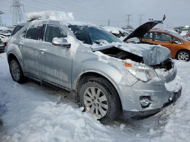 2CNFLGE5XB6250835 - 2011 CHEVROLET EQUINOX LTZ SILVER photo 4