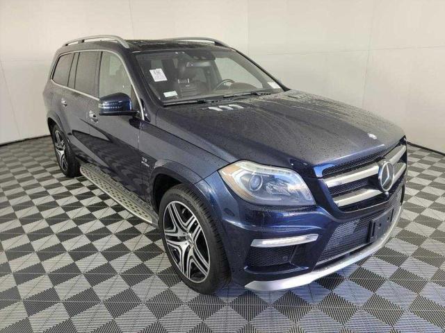 4JGDF7EE5EA276944 - 2014 MERCEDES-BENZ GL 63 AMG BLUE photo 1