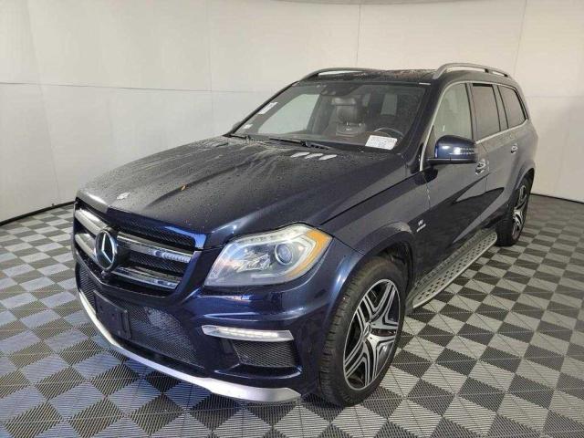 4JGDF7EE5EA276944 - 2014 MERCEDES-BENZ GL 63 AMG BLUE photo 2