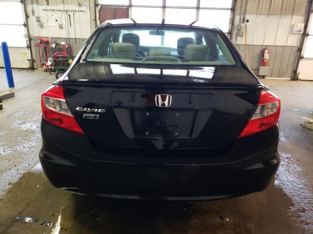 2HGFB2F55CH585307 - 2012 HONDA CIVIC LX BLACK photo 6