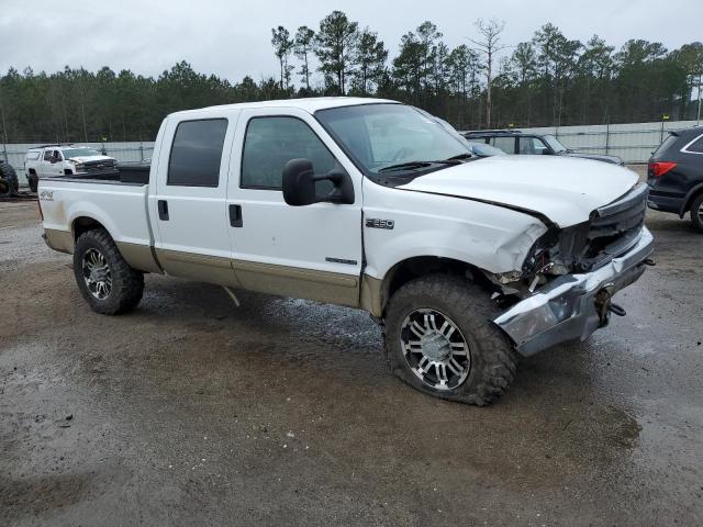 1FTNW21F31EC03889 - 2001 FORD F250 SUPER DUTY WHITE photo 4