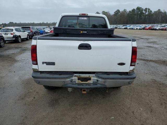 1FTNW21F31EC03889 - 2001 FORD F250 SUPER DUTY WHITE photo 6