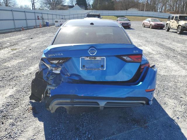 3N1AB8DVXNY256603 - 2022 NISSAN SENTRA SR BLUE photo 6