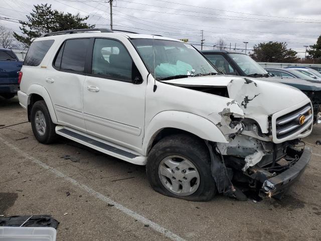 5TDBT48A31S015272 - 2001 TOYOTA SEQUOIA LIMITED WHITE photo 4