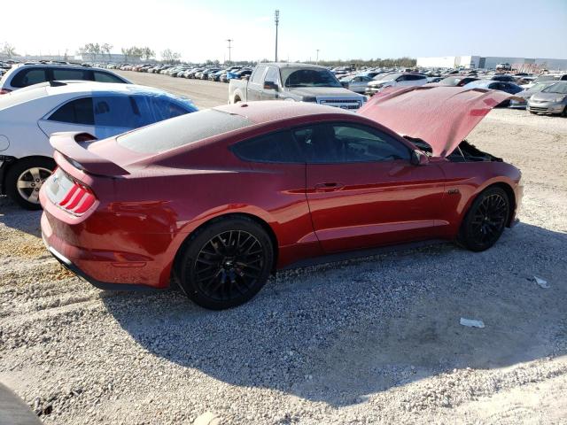 1FA6P8CF2J5137570 - 2018 FORD MUSTANG GT BURGUNDY photo 3