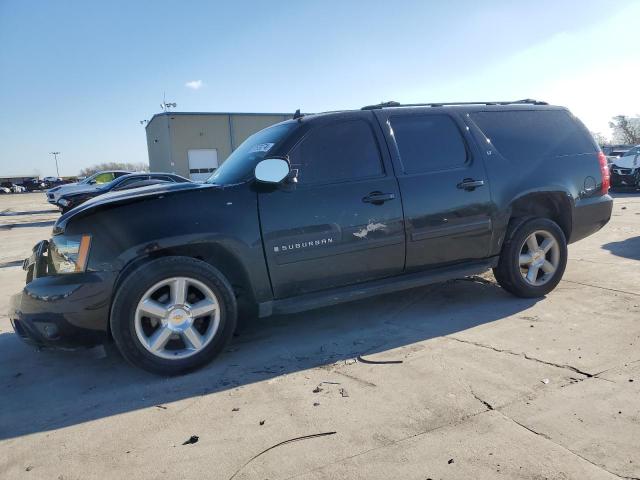 3GNFC16087G217730 - 2007 CHEVROLET SUBURBAN C1500 BLACK photo 1