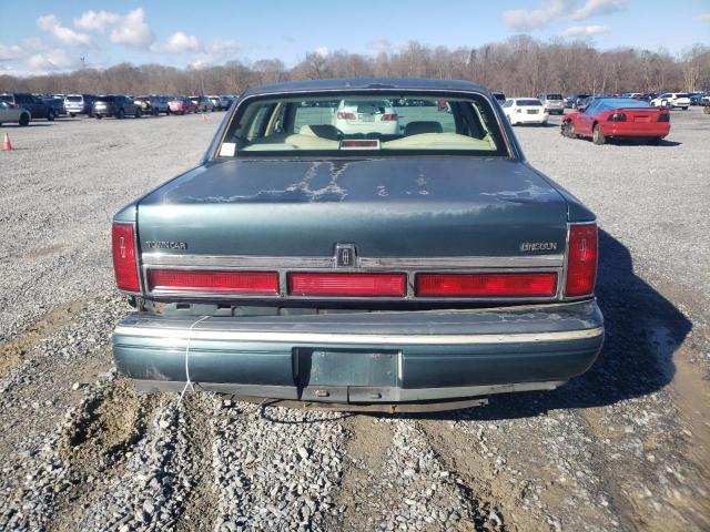 1LNLM81W4TY663169 - 1996 LINCOLN TOWN CAR EXECUTIVE GREEN photo 6