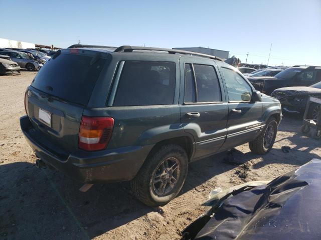 1J4GW48S92C261844 - 2002 JEEP GRAND CHER LAREDO GREEN photo 3