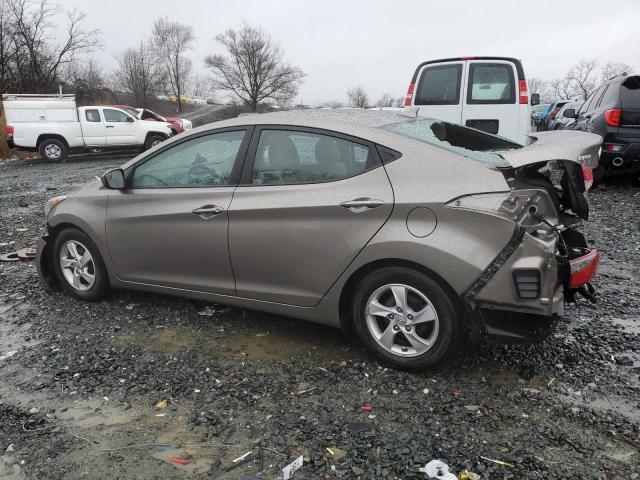 5NPDH4AE0EH485925 - 2014 HYUNDAI ELANTRA SE GRAY photo 2