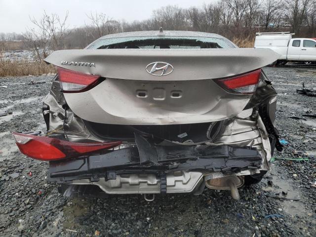 5NPDH4AE0EH485925 - 2014 HYUNDAI ELANTRA SE GRAY photo 6