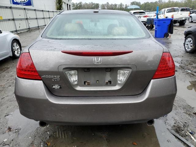 1HGCM66517A020674 - 2007 HONDA ACCORD EX SILVER photo 6