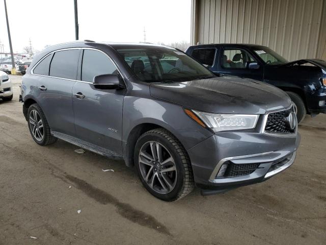 5FRYD4H88HB014877 - 2017 ACURA MDX ADVANCE GRAY photo 4