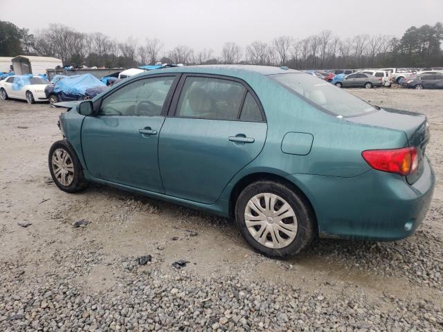 JTDBL40E09J054313 - 2009 TOYOTA COROLLA BASE TURQUOISE photo 2