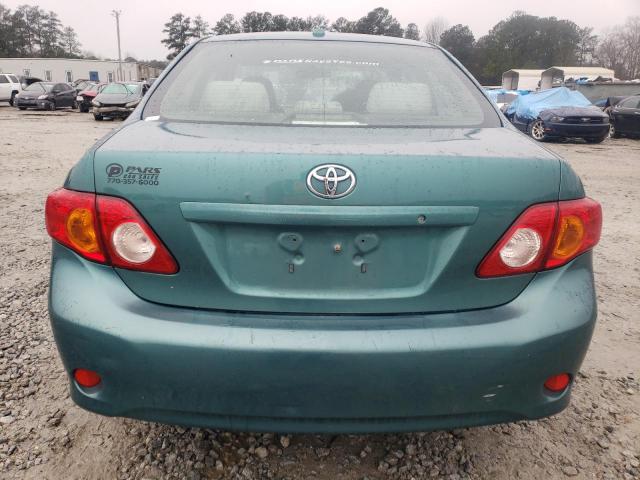 JTDBL40E09J054313 - 2009 TOYOTA COROLLA BASE TURQUOISE photo 6