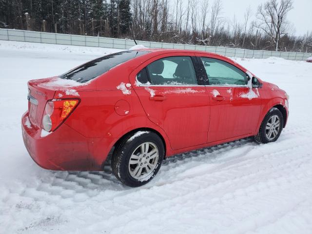 1G1JC5SH2E4152110 - 2014 CHEVROLET SONIC LT RED photo 3