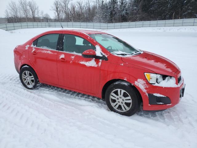 1G1JC5SH2E4152110 - 2014 CHEVROLET SONIC LT RED photo 4