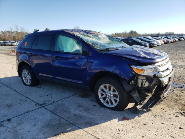 2FMDK3GC5DBA97841 - 2013 FORD EDGE SE BLUE photo 4