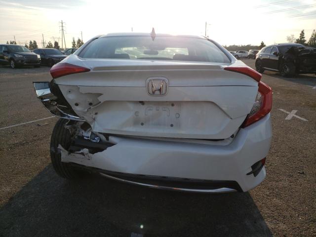 19XFC1F37LE212852 - 2020 HONDA CIVIC EX WHITE photo 6